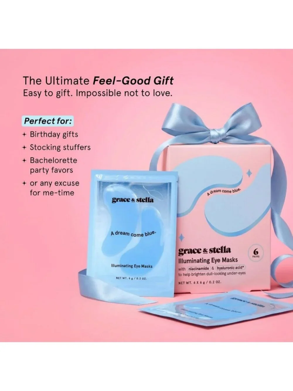 Hydrating Eye Patches for Puffy Eyes & Dark Circles - Award Winning Treatment